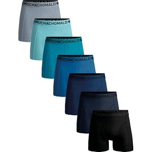 Muchachomalo 7-Pack Heren Boxershort - Solid - Voordeelverpakking - Multipack boxershorts
