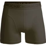 Muchachomalo Jongens Zwembroek - Legergroen - 100% Polyester - Inclusief Boxershort