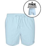 Muchachomalo - Zwembroek - Blauw - 100% Polyamide - Inclusief Boxershort