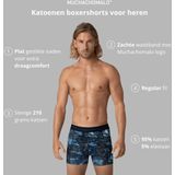 Muchachomalo – Boxershort Heren – Normale Lengte – Onderbroeken Heren – Boxershort – Ondergoed – 95% Katoen – 2 Pack – Maat S