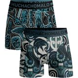 Muchachomalo - Boxershort - 95% Katoen - Normale Lengte - 2 Pack - Heren