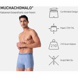 Muchachomalo – Boxershort Heren – Normale Lengte – Onderbroeken Heren – Boxershort – Ondergoed – 95% Katoen – 4 Pack – Maat S