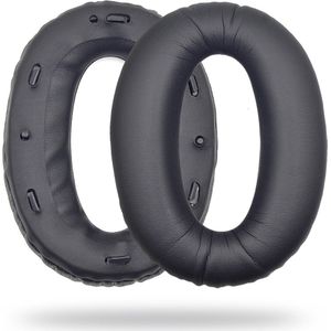 YONO Oorkussens geschikt voor Sony WH1000XM2 / MDR-1000X - Vervangbare Oorkussen Set met Memory Foam - 2 Stuks - Zwart