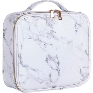 YONO Beautycase Marmer Design - Make Up Koffer Dames - Makeup Organizer - Tas Voor Cosmetica