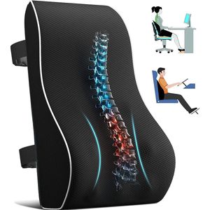 YONO - Rugkussen Onderrug Ergonomisch - Orthopedisch Lendekussen - Memory Foam