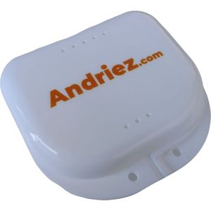 Beugelbakje - Wit - Gebitsbakje - Beugeldoosje Prothese Bakje - Gebittenbakje - Beugelbakje