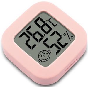 4cm Mini Thermometer Digitaal Binnen Roze CX0726