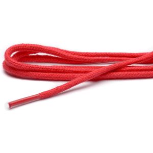 ARIESZZZ - Schoenveters - Rood - Rond 70 cm - 100% Katoen