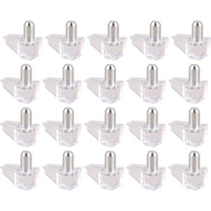 FSW-Products - Kastplandragers Ø5 mm - Plankendrager - Transparant - 10 Stuks