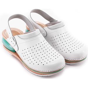 Medische Klompen Dames - Werkschoenen - Luchtondersteunend - Wit