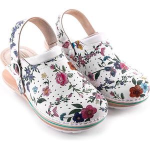 Medische Klompen - Werkschoenen - Bloem - Geveerd - Dames