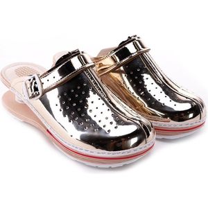 Klompen - Dames - Werkschoenen - Geveerd - Goud