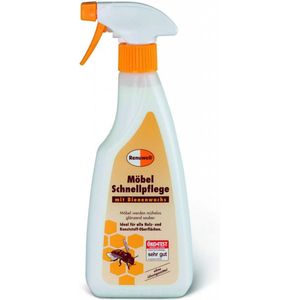 Renuwell onderhouds spray Schnellpflege 500 ml, Renuwell spray is geschikt voor diverse materialen. Hout, kunststof, lak, verf, metaal, gladde leersoorten en steen kunnen worden ingespoten met renuwell spray.