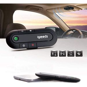 IGOODS - Bluetooth Carkit - Voor Handsfree bellen - Car Kit Bluetooth Portable