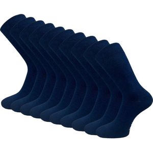 10 paar Basic Sokken - VANSENZO® - Jeans-Pack - Maat 35-38