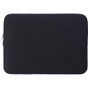 Laptoptas Laptop Sleeve - Soft Sleeve Hoes - Extra Bescherming - 15 inch - Neopreen - Universele Laptophoes - Macbook Sleeve - met Ritssluiting - Laptop Tas - Foam - Macbook - Notebook - Zwart