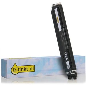 123inkt huismerk vervangt HP 126A (CE310A) toner zwart