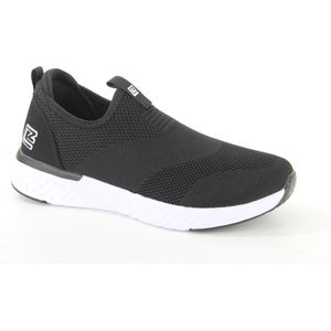 Eralters - 1-20020-001 - Instappers - Zwart - Knitted Textiel - Rubber Zool