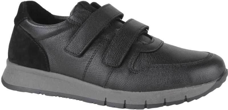 Ti Comos - 1490001-000 - Klittenbandschoenen - Zwart - Leer