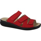 Ti Comos - 2710001-502 Slippers - Rood - Nubuck - Leer Binnenvoering - Rubber Zool