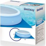 Bestway - ondervloer zwembad - grondzeil - 335 x 335 cm – blauw
