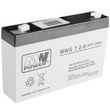 Accu 6V 7.2Ah – elektrische kinderauto batterij