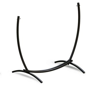 Standaard voor hangmat & hangstoel 2in1 opvouwbaar ��– Zwart frame