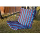 Hangmat stoel Braziliaans 50 x 100 cm Rood blauw gestreept