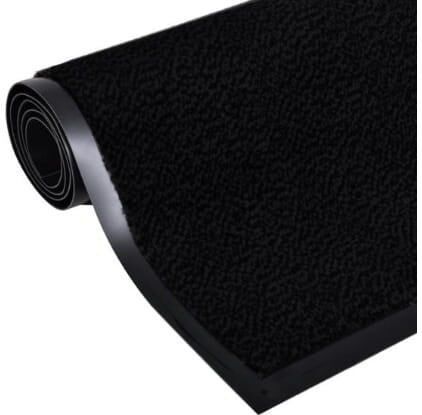 Droogloopmat - binnen en buiten - 120x80 cm - zwart