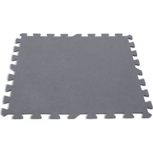 INTEX - Zwembad Tegels - Puzzelmat - 50x50 cm - 8 Stuks - Grijs