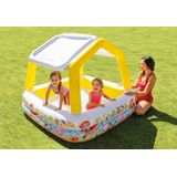 INTEX - baby zwembad - met afneembare luifel - 157x157x122 cm