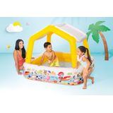 INTEX - baby zwembad - met afneembare luifel - 157x157x122 cm