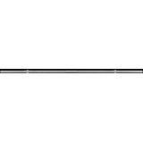 Halterstang voor gewichten - recht - 165 cm breed - met schuifklemmen - 28 mm diameter