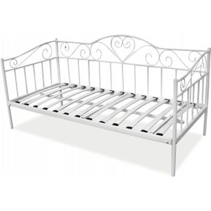 Viking Choice - Bedframe - inclusief matras - 90 x 200 cm - wit