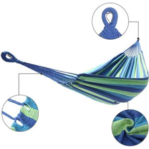 Viking Choice - Hangmat - 2 persoons - 220x150 cm - blauw groen