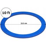 Trampoline rand 305 cm - 10Ft - blauw