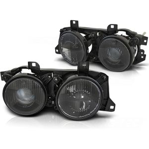 Koplampen BMW E32/E34 ZWART