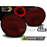 Achterlichten LED voor VW NEW BEETLE 10.98-05 HATCHBACK CABRIO ROOD SMOKE