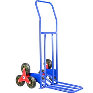 Trappensteekwagen - transportwagen - tot 200 kg - blauw