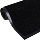Deurmat - droogloopmat - inloopmat - 120 x 180 cm - zwart