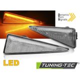 Zijkant knipperlichten - RENAULT MEGANE MK2/ SCENIC - WIT - LED