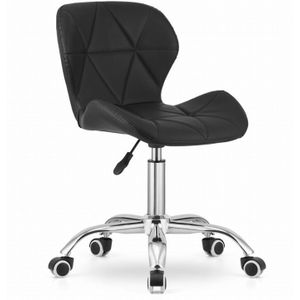 Avola - Bureaustoel - Ergonomisch - ECO-leer - Zwart