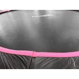 Trampoline - 366 cm - roze zwart - veiligheidsnet - tot 150kg