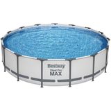 Opzetzwembad - Bestway zwembad rond - met filterpomp - 457x107cm