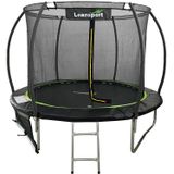 Trampoline - 305 cm - groen zwart - veiligheidsnet - tot 150kg