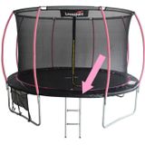 Trampoline net - binnenrand - 366 cm - zwart & roze