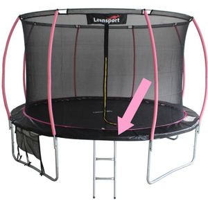 Trampoline net - binnenrand - 244 cm  - zwart & roze