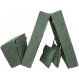 Opvouwbaar matras - logeermatras - 200x70x15 cm - groen