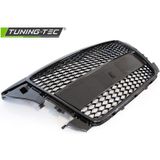 Auto grille - voor AUDI A3 (8P) 04.08-07.12 - sport - glanzend zwart
