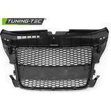 Auto grille - voor AUDI A3 (8P) 04.08-07.12 - sport - glanzend zwart